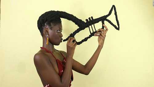 Artist Laetitia Ky's powerful hair sculptures